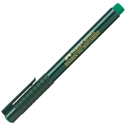 FABER CASTELL Fineliner 1511 FINEPEN 0,4mm grün