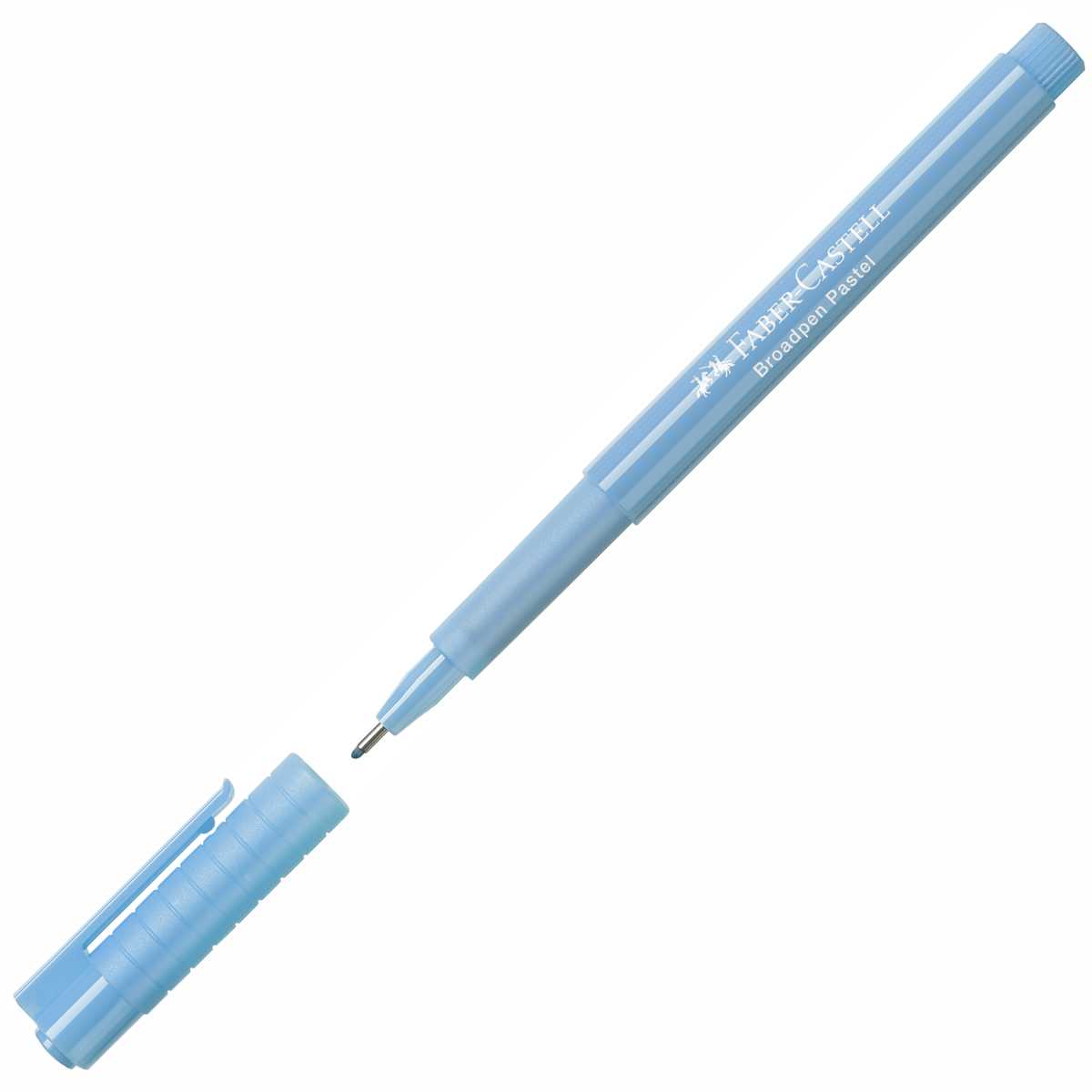 FABER CASTELL Fineliner 1554 BROADPEN 0,8mm pastell lichtblau