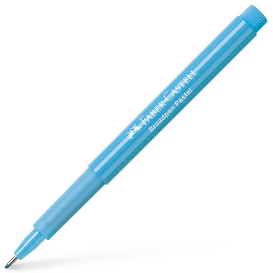 FABER CASTELL Fineliner 1554 BROADPEN 0,8mm pastell lichtblau