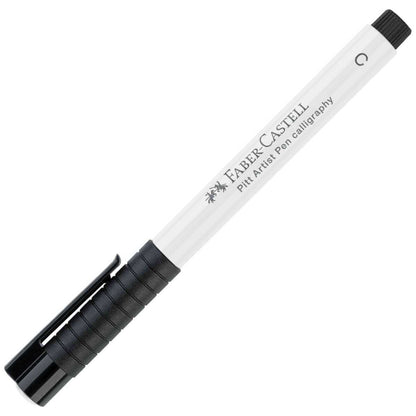 FABER CASTELL Tuschestift PITT ARTIST PEN Calligraphy C weiss Farbe: 101