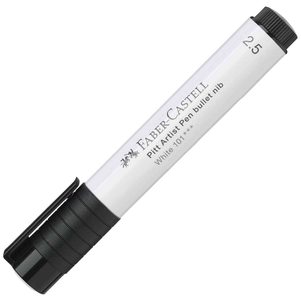 FABER CASTELL Tuschestift PITT ARTIST PEN 2,5mm weiß Farbe: 101