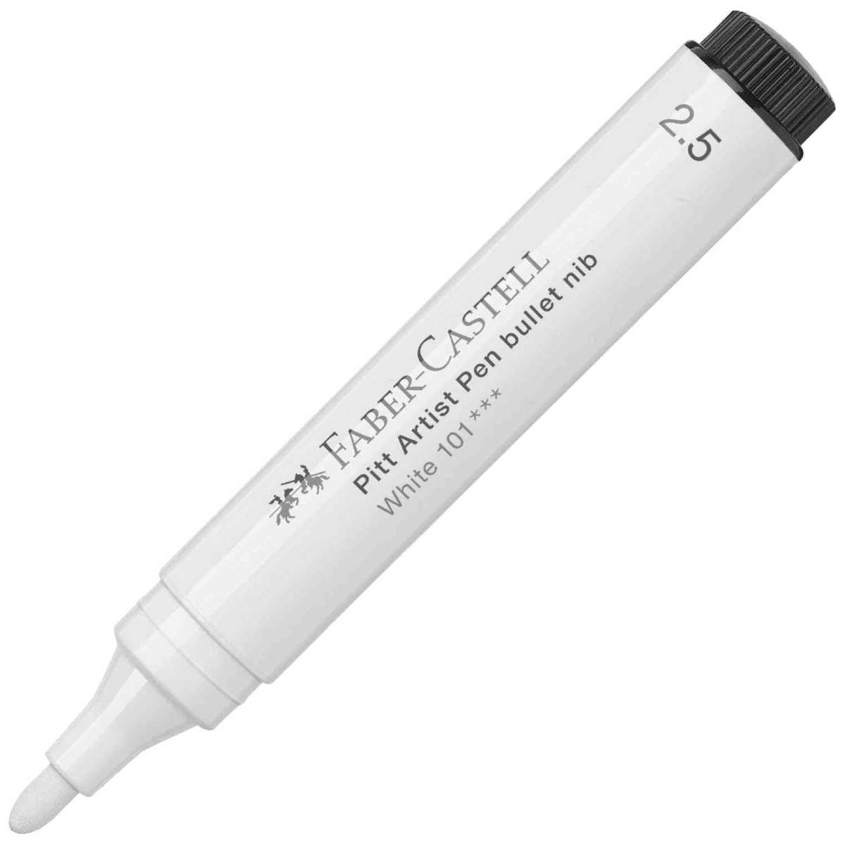 FABER CASTELL Tuschestift PITT ARTIST PEN 2,5mm weiß Farbe: 101