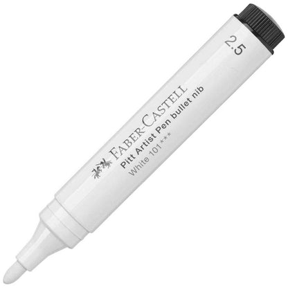 FABER CASTELL Tuschestift PITT ARTIST PEN 2,5mm weiß Farbe: 101