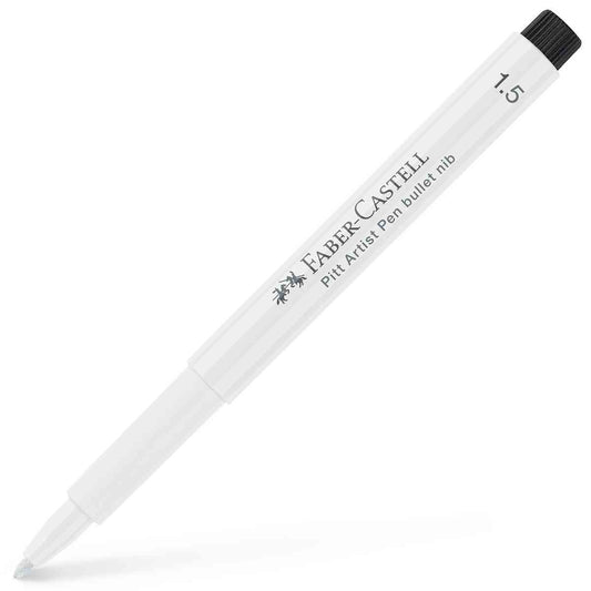 FABER CASTELL Tuschestift PITT ARTIST PEN 1.5 weiß Farbe: 101