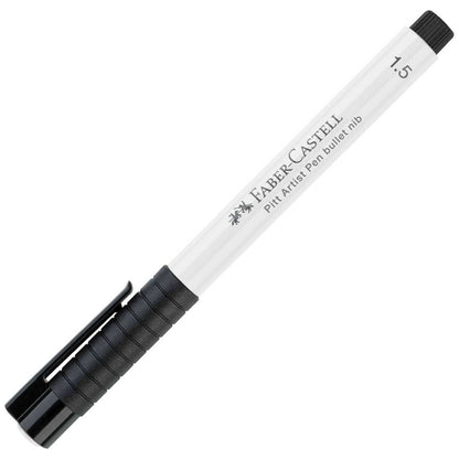 FABER CASTELL Tuschestift PITT ARTIST PEN 1.5 weiß Farbe: 101