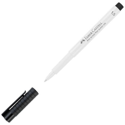 FABER CASTELL Tuschestift PITT ARTIST PEN 1.5 weiß Farbe: 101