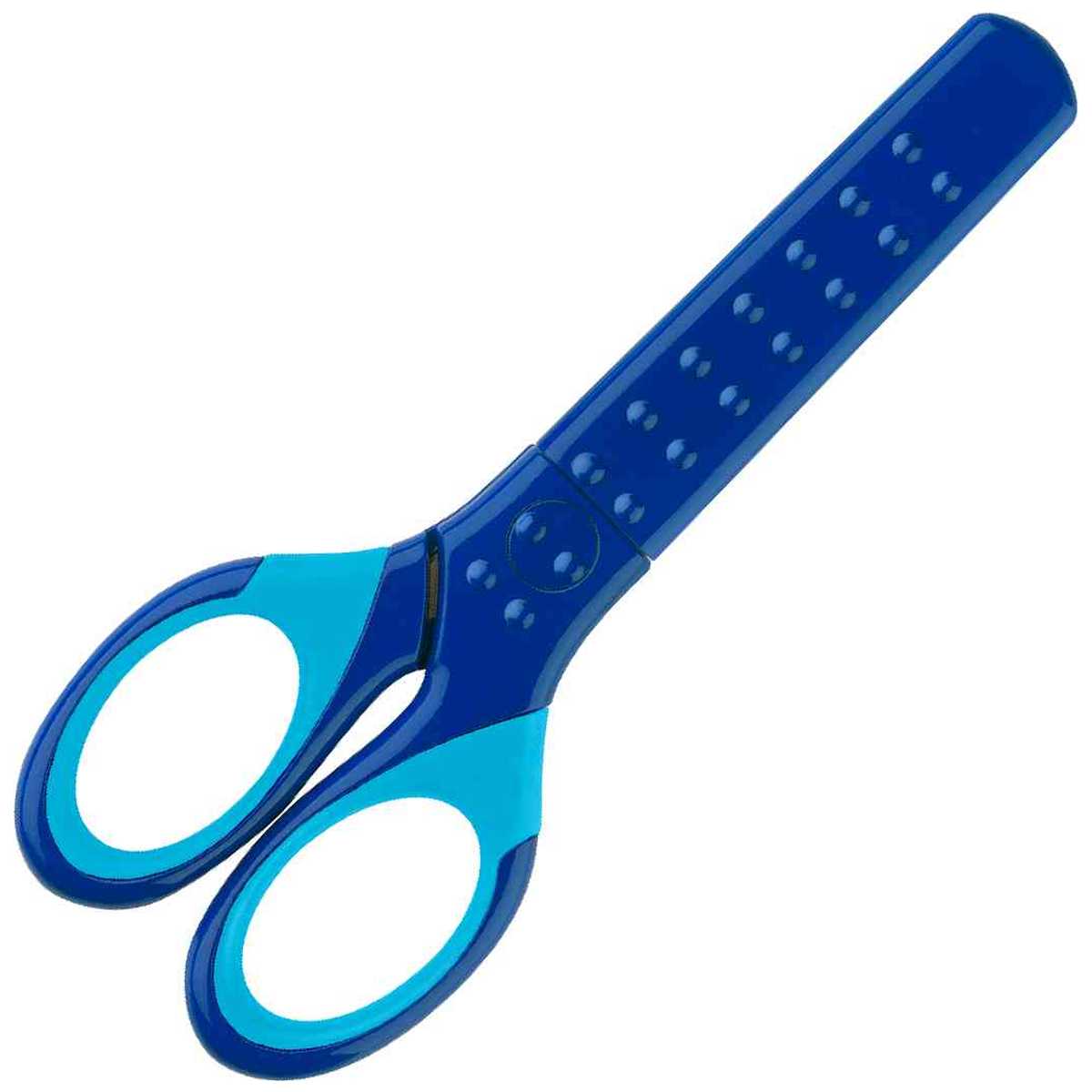 FABER CASTELL Schulschere GRIP mit Klingenschutz 13,5cm blau