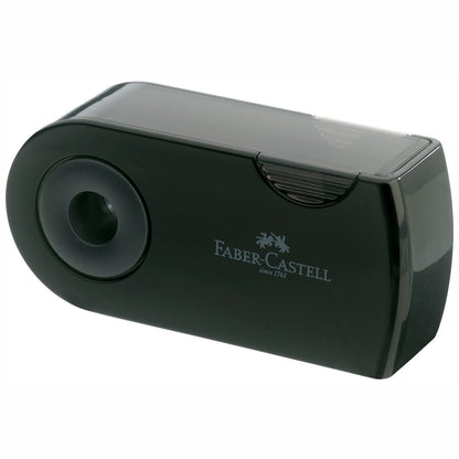 FABER CASTELL Dosenspitzer SLEEVE schwarz 2-Loch