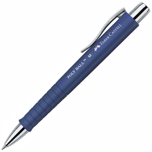 FABER CASTELL Kugelschreiber POLY BALL M blau