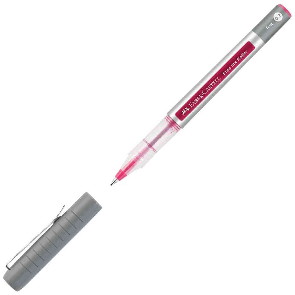 FABER-CASTELL Tintenroller Free Ink fine 0,7mm weinrot