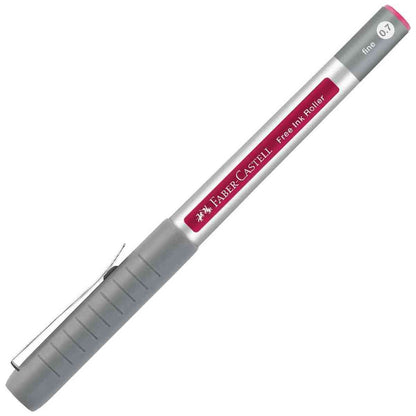 FABER-CASTELL Tintenroller Free Ink fine 0,7mm weinrot