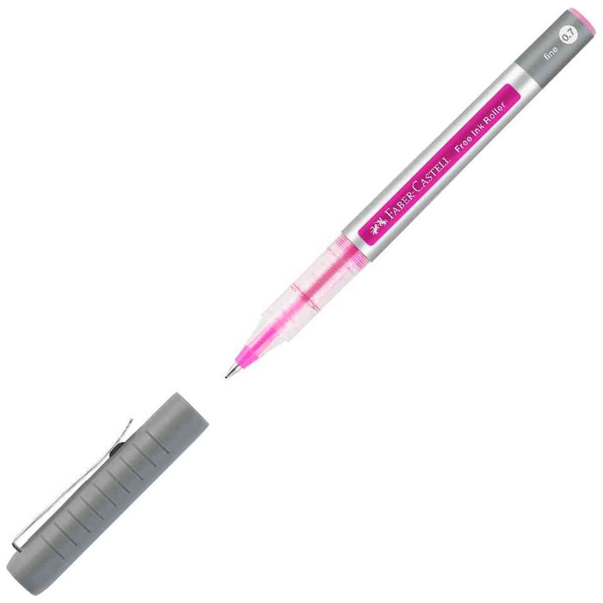 FABER-CASTELL Tintenroller Free Ink fine 0,7mm pink