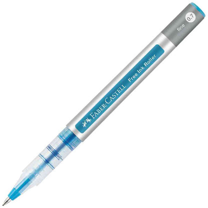 FABER-CASTELL Tintenroller Free Ink fine 0,7mm hellblau