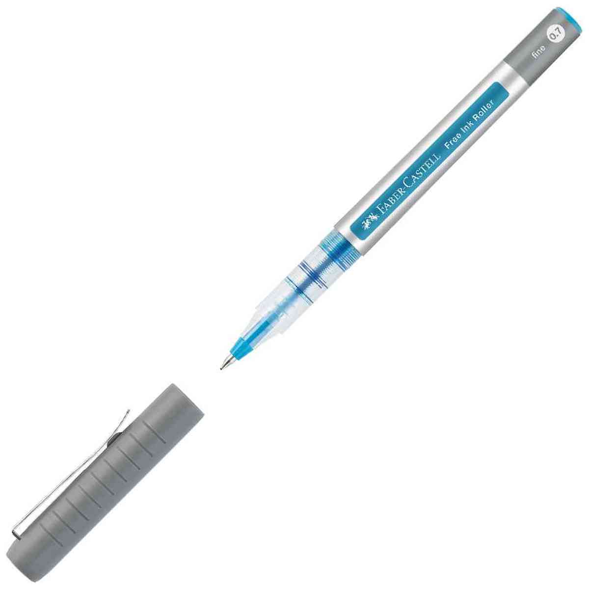 FABER-CASTELL Tintenroller Free Ink fine 0,7mm hellblau