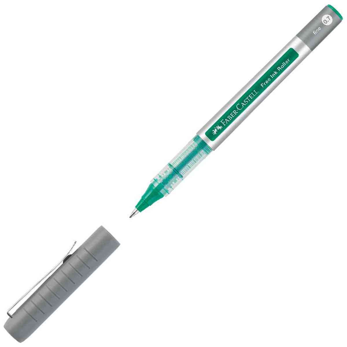 FABER-CASTELL Tintenroller Free Ink fine 0,7mm grün