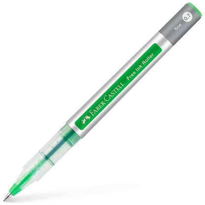 FABER-CASTELL Tintenroller Free Ink fine 0,7mm grasgrün