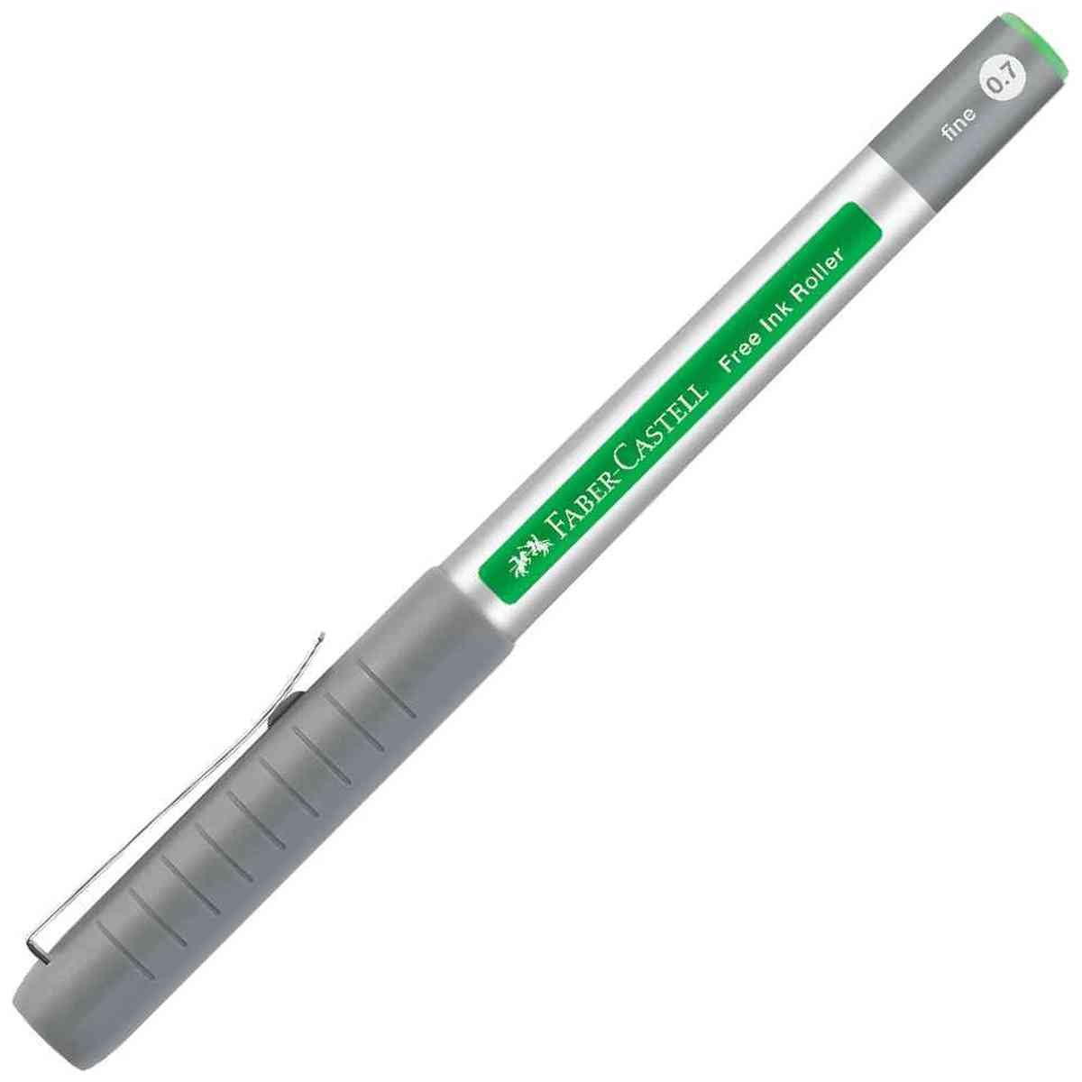FABER-CASTELL Tintenroller Free Ink fine 0,7mm grasgrün