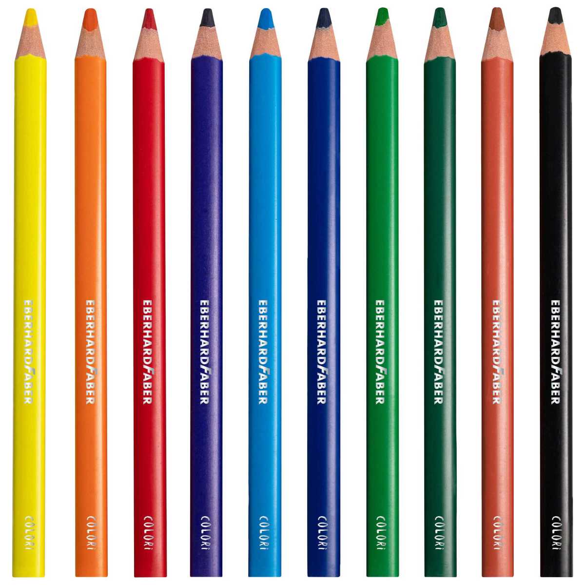 EBERHARD FABER Farbstifte Colori JUMBO dreikant 10 Stück