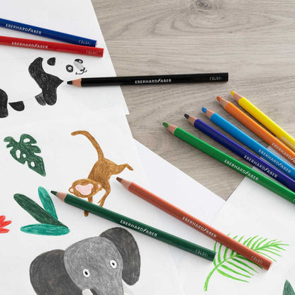 EBERHARD FABER Farbstifte Colori JUMBO dreikant 10 Stück