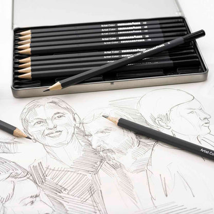 EBERHARD FABER Bleistift Artist Color schwarz 3H