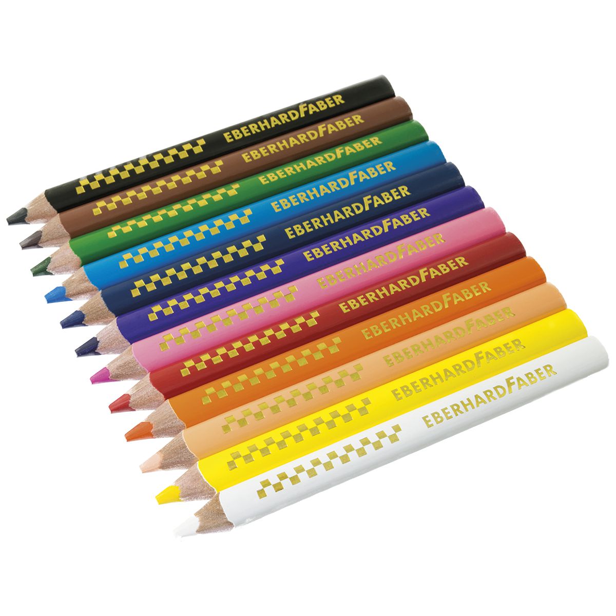 EBERHARD FABER Farbstift Mini Winner Jumbo kurz 12 Farben