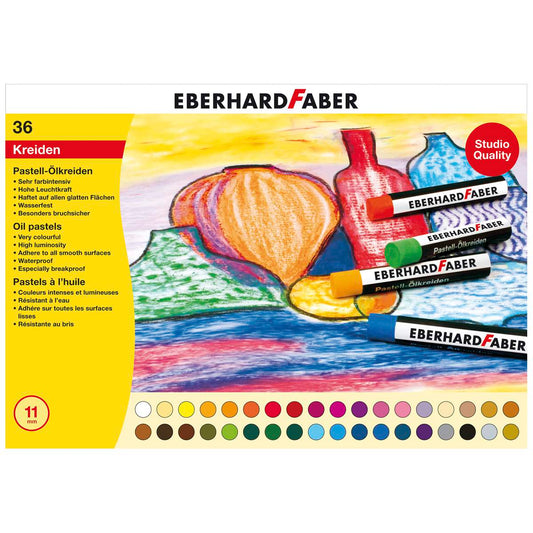 EBERHARD FABER Öl Pastellkreiden 36 Farben im Kartonetui