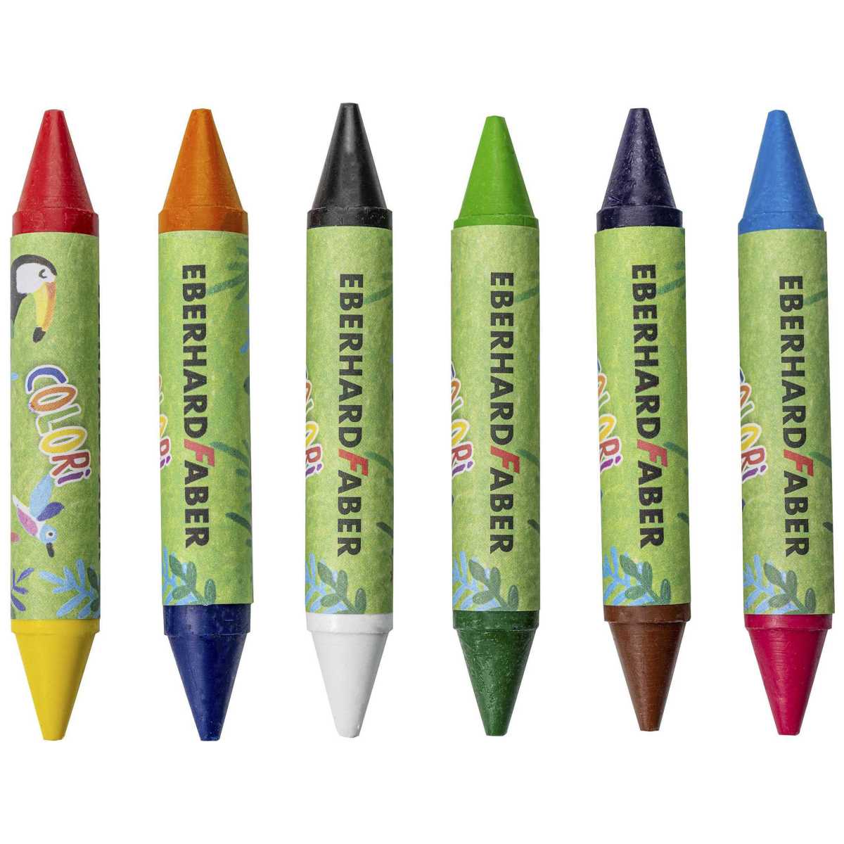 EBERHARD FABER Wachsmalkreide Colori Duo 6 Kreiden / 12 Farben