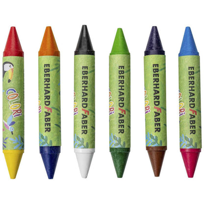 EBERHARD FABER Wachsmalkreide Colori Duo 6 Kreiden / 12 Farben