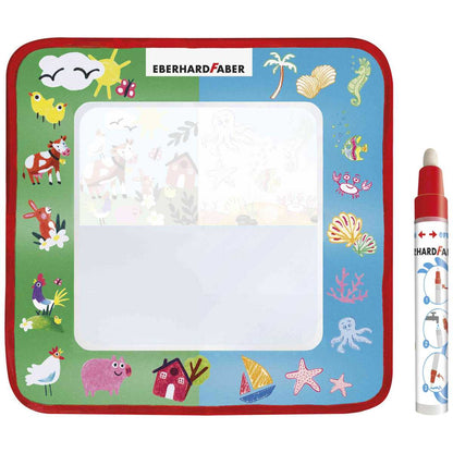 EBERHARD FABER Aqua Fun Malmatte 32x32cm + Wassermarker