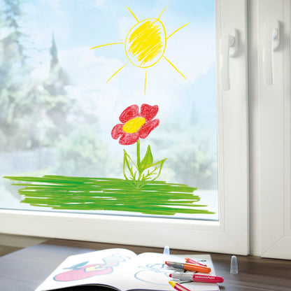 EBERHARD FABER Fenstermalstift Gelmalstifte Classic 6 Farben im Kartonetui