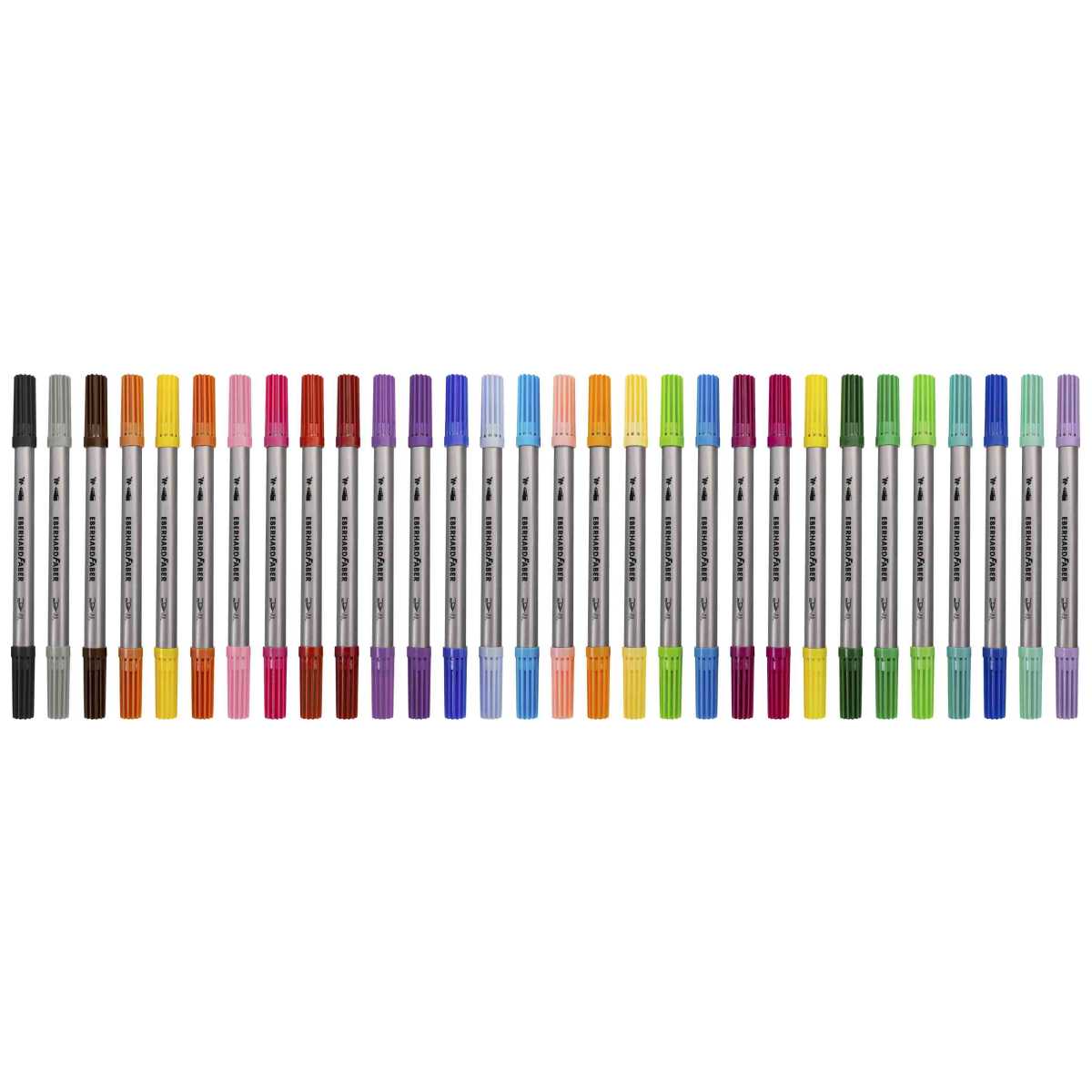 EBERHARD FABER Fasermaler doppelt COLORI 30 Farben incl. NEON und PASTELL