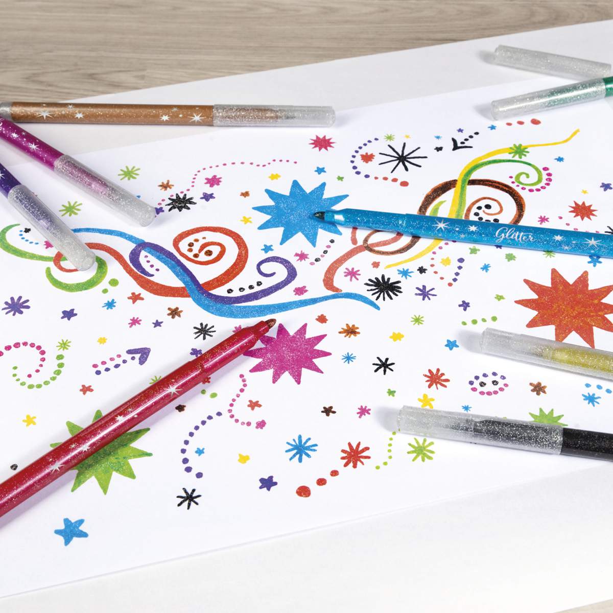 EBERHARD FABER Fasermaler metallic / glitter 8 Stück ca. 3mm