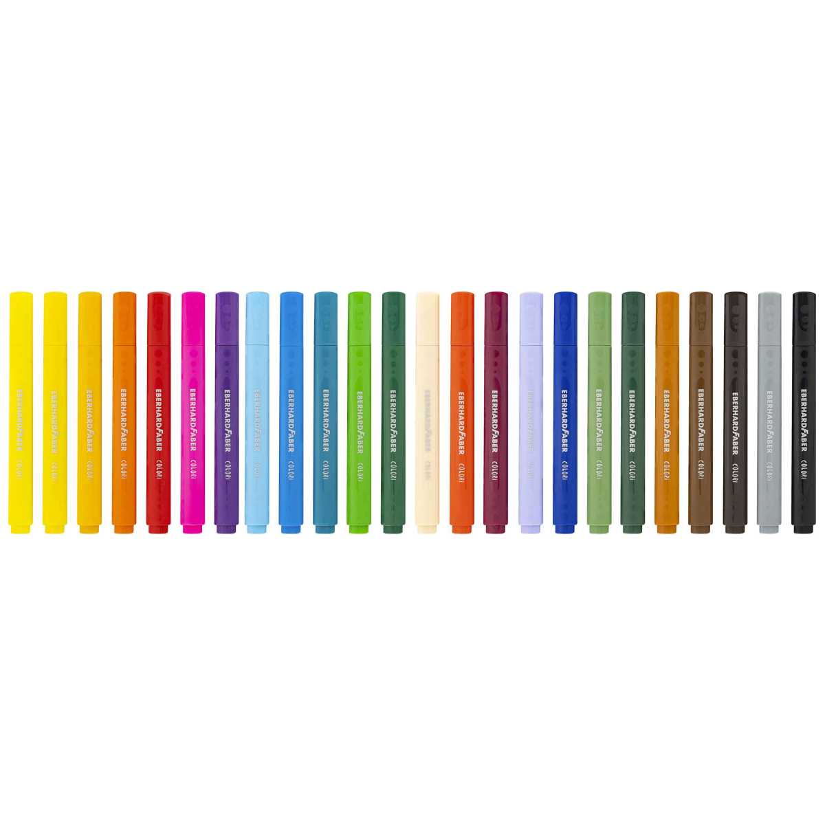 EBERHARD FABER Filzstifte Fasermaler Colori dick dreikant 24 Farben ca. 2mm