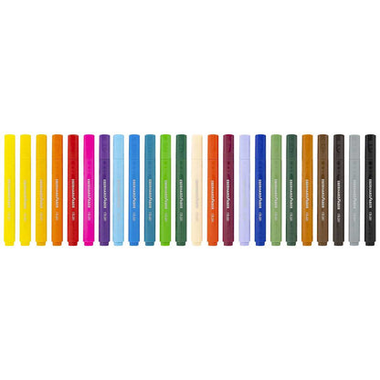 EBERHARD FABER Filzstifte Fasermaler Colori dick dreikant 24 Farben ca. 2mm