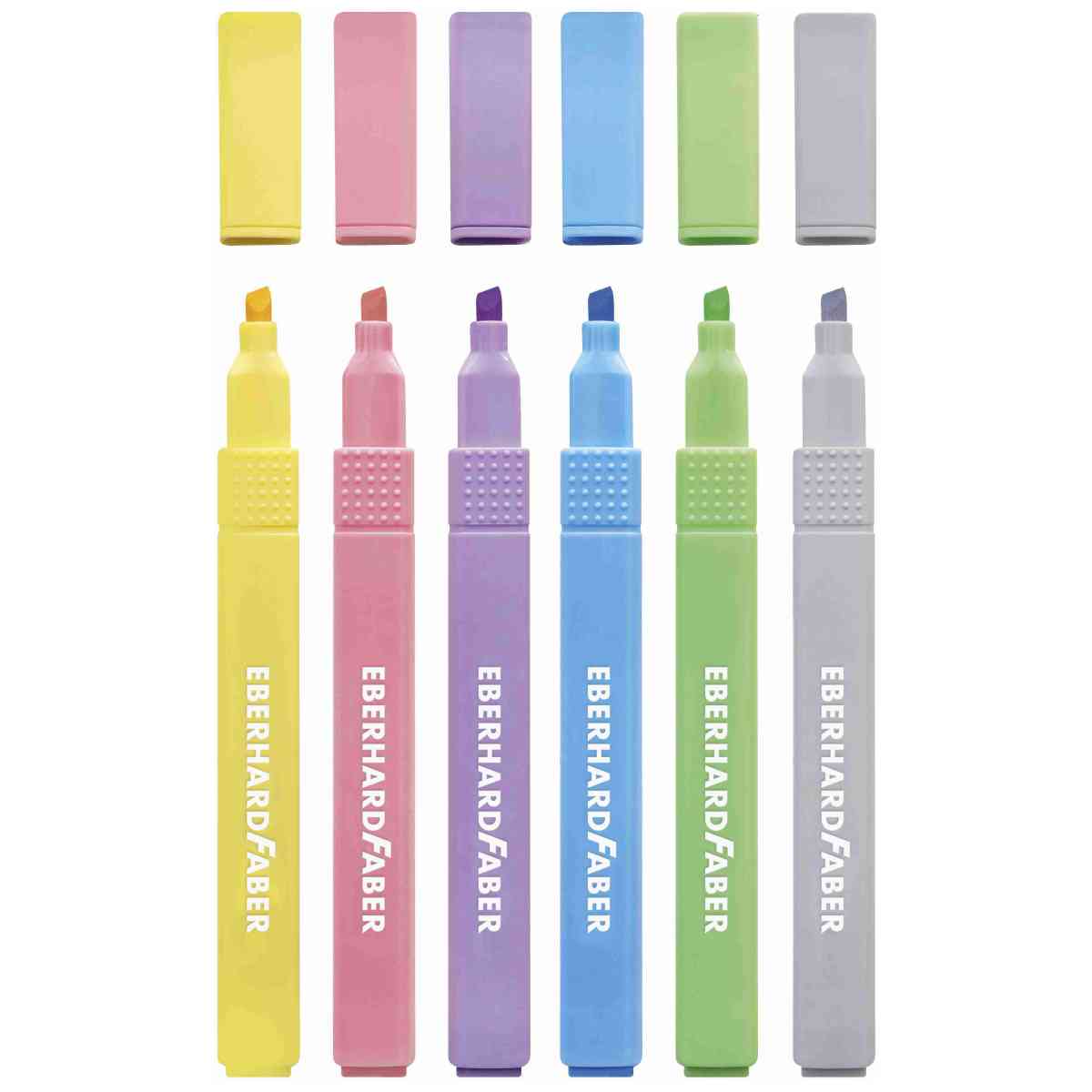 EBERHARD FABER Textmarker Slim 1-4mm Pastell 6 Stück