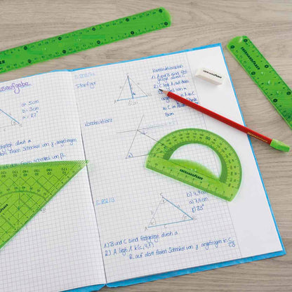 EBERHARD FABER Geometrieset 4-teilig grün superflexibel