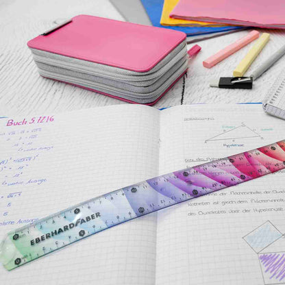 EBERHARD FABER Lineal rainbow flexibel 15cm für Links- und Rechtshänder