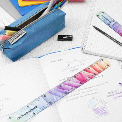 EBERHARD FABER Lineal rainbow flexibel 30cm für Links- und Rechtshänder