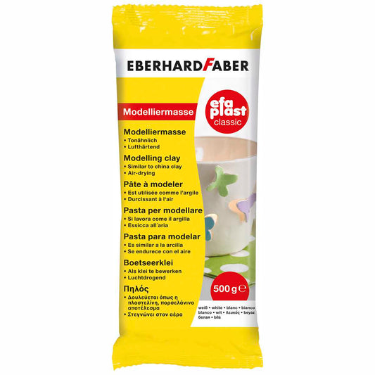 EBERHARD FABER Modelliermasse EFA Plast Classic weiß 500g