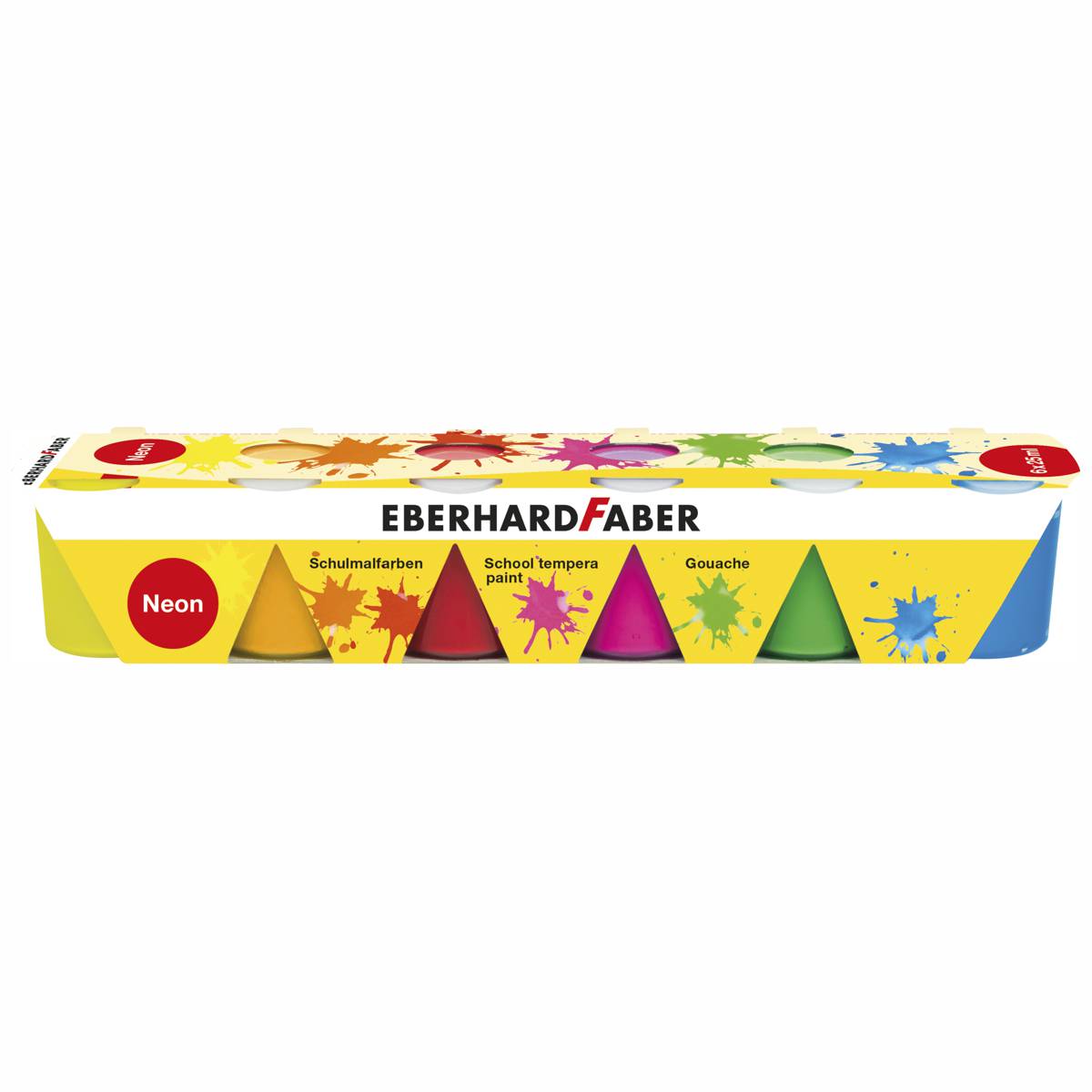 EBERHARD FABER Schulmalfarben 6 x 25ml Set neon