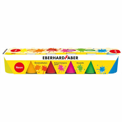 EBERHARD FABER Schulmalfarben 6 x 25ml Set neon