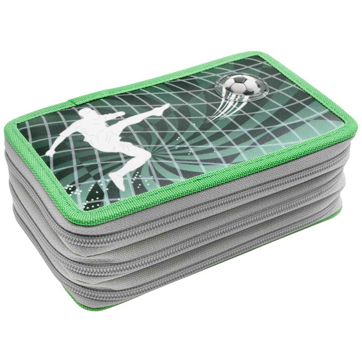 EBERHRAD FABER Schüleretui Triple Decker 36-teilig gefüllt Fußball