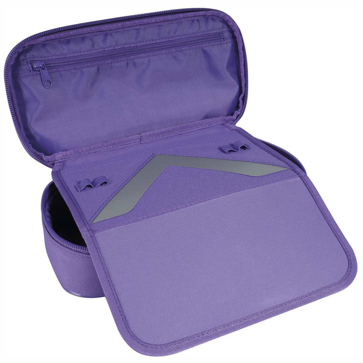 EBERHARD FABER Schlamperbox JUMBO Karo pastell leer