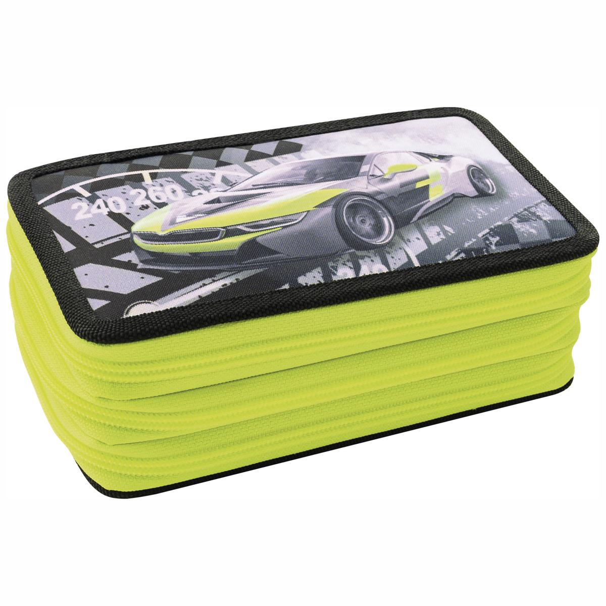 EBERHRAD FABER Schüleretui Triple Decker 36-teilig gefüllt Race Car