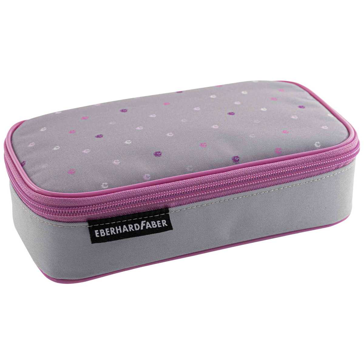 EBERHARD FABER Schlamperbox Jumbo rosa Punkte leer