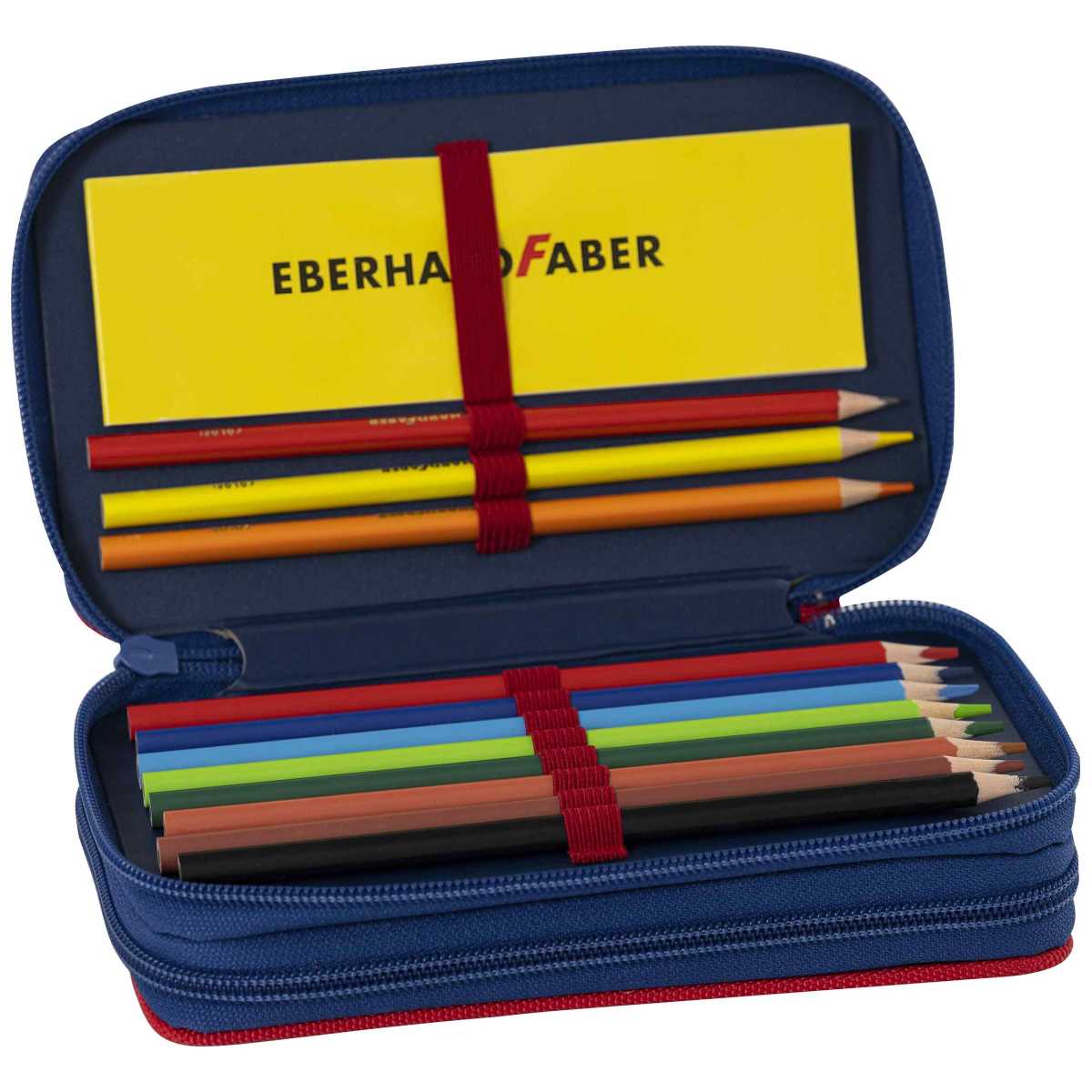 EBERHARD FABER Schüleretui Double Decker 24-teilig gefüllt SPINNE