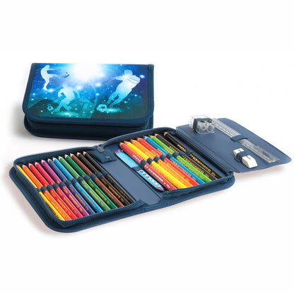 EBERHARD FABER Schulranzen Set EFAlino 4-teilig -FUSSBALL-