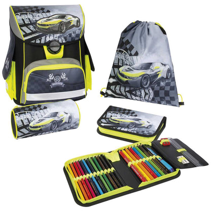 EBERHARD FABER Schulranzen Set EFAlino 4-teilig -RACECAR-
