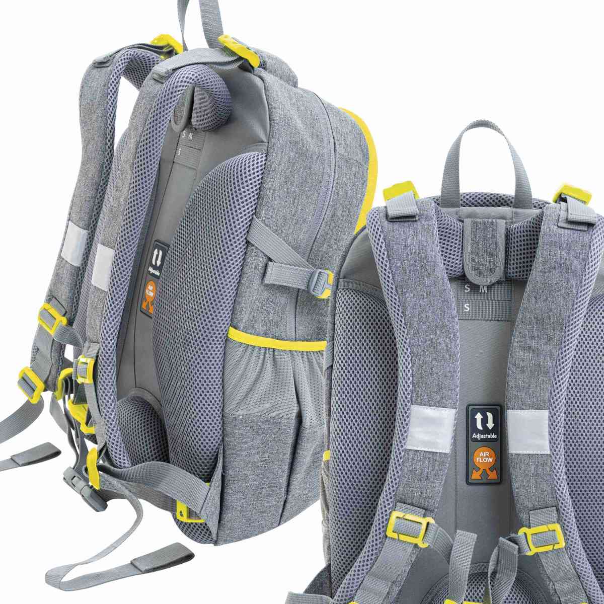 EBERHARD FABER Schulrucksack X-STYLE neon gelb