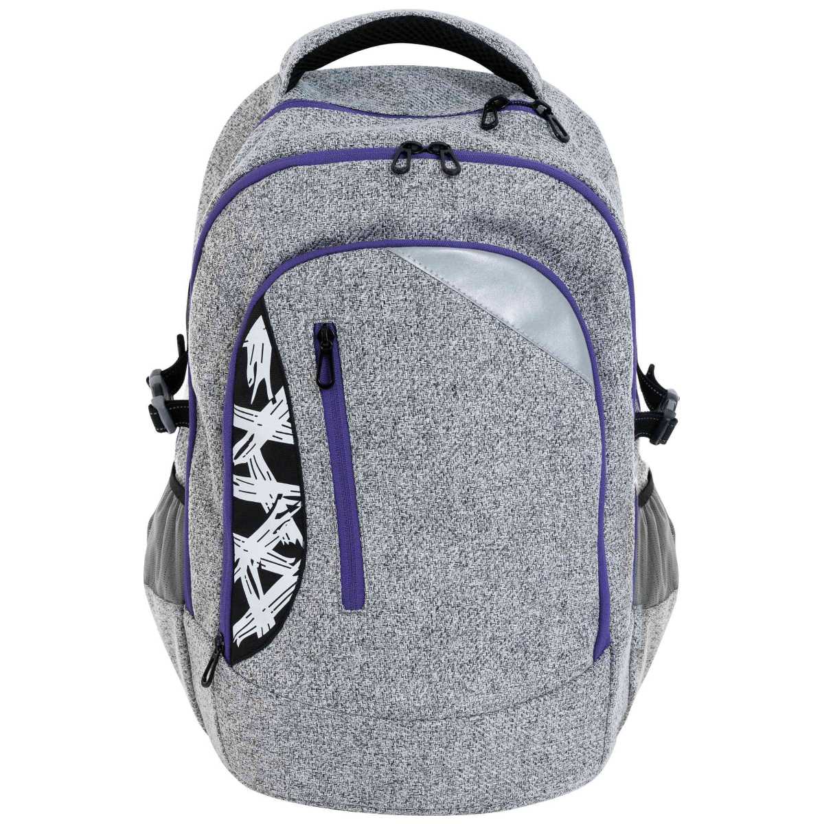 EBERHARD FABER Schulrucksack X-STYLE pro grau / violett